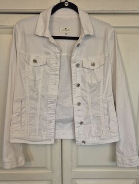 Tom Tailor Women's White Denim Jacket